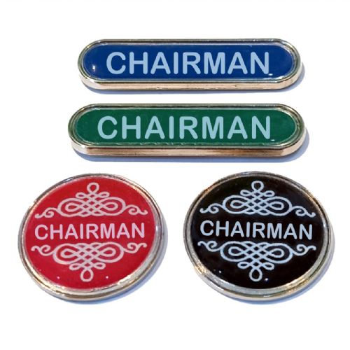 CHAIRMAN badge